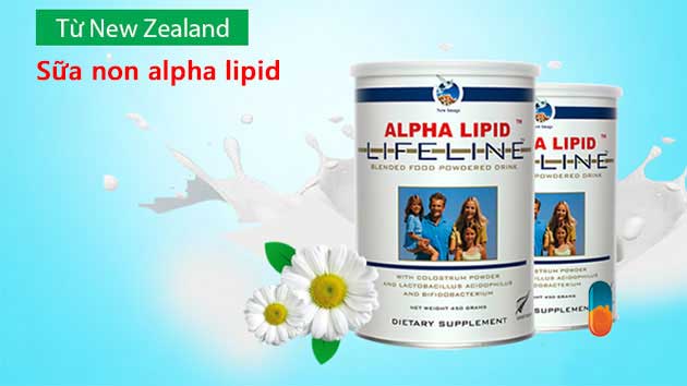 Sữa non alpha lipid bổ sung kháng thể