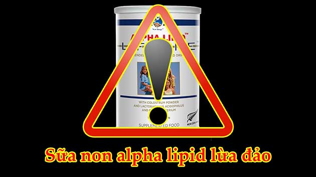Sữa non alpha lipid chính hãng