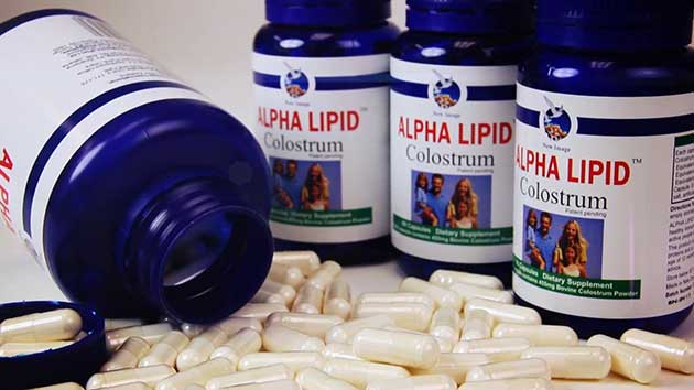 Công dụng của Alpha Lipid Colostrum Capsules.